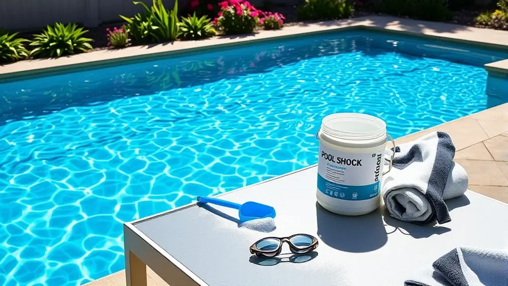 Pool shock treatment protaras