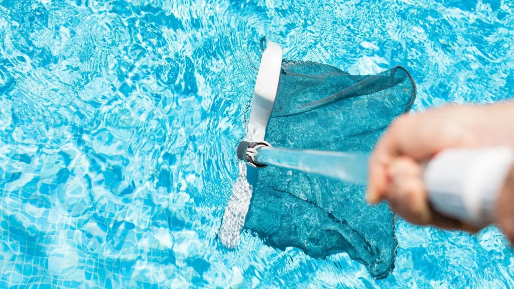 Weekly pool cleaning